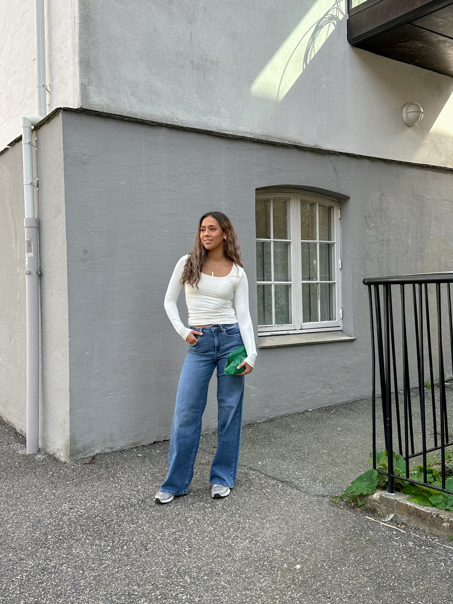 ONLEA 2-Way L/S Top - Hvit